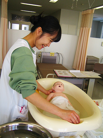 新生児沐浴演習